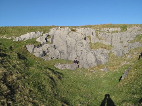 North End Quarry Cave, Marble Steps